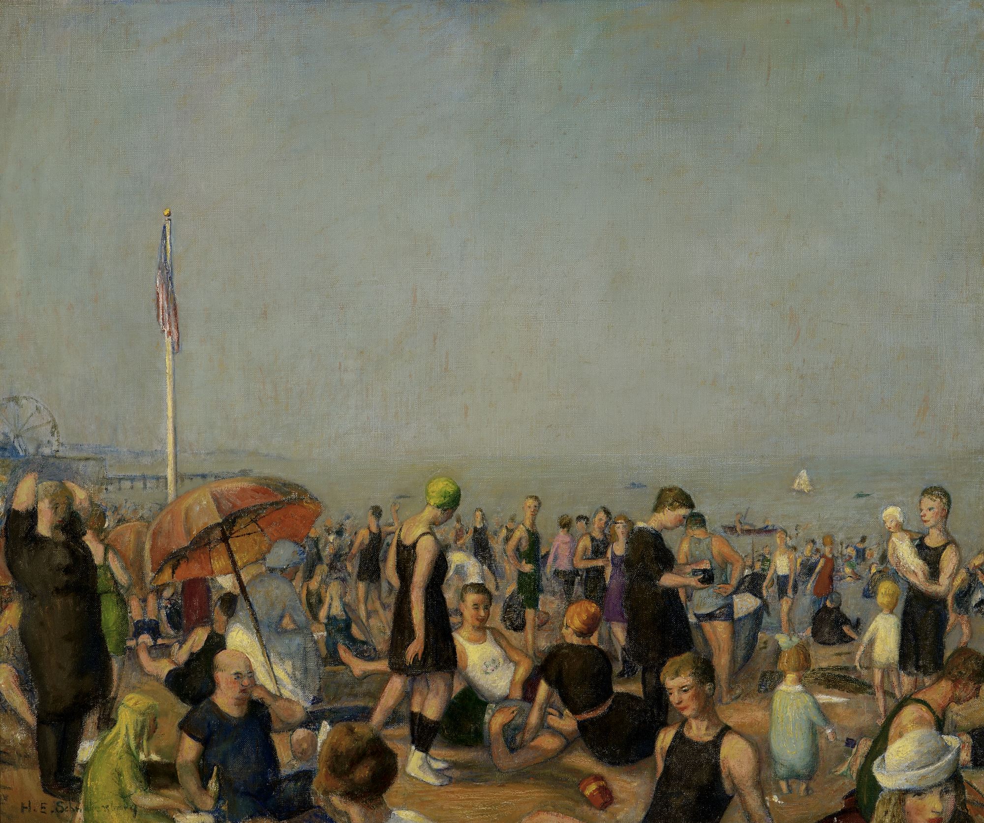 <p>Henry Schnakenberg, <i>South Beach, Staten Island</i>. Oil on canvas, 30 x 36 inches. Collection of the Nasher Museum of Art at Duke University.</p>
